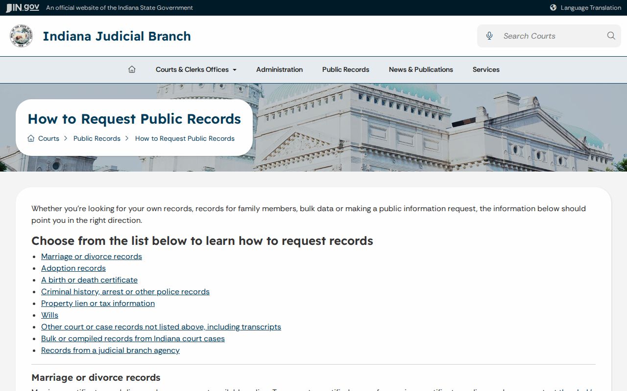 Martin County bench warrant record requests